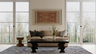The Rug Corner Feizy Wallace Modern Abstract - Blue/Ivory  