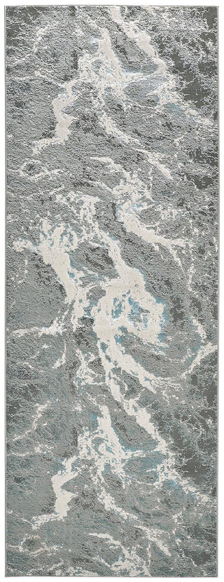 The Rug Corner Feizy Azure Modern Abstract - Silver/Gray/Ivory  Azure Modern Abstract - Silver/Gray/Ivory
