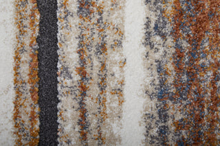 Gilmore Modern Stripes - Ivory/Orange/Gray