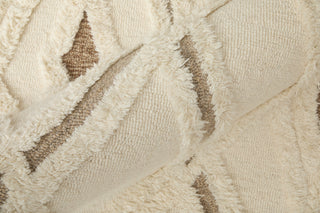 The Rug Corner Feizy Anica Transitional Geometric - Ivory/Taupe/Brown  
