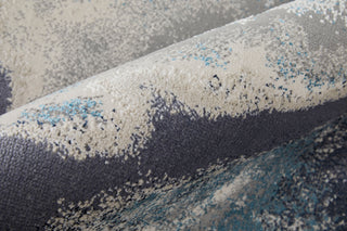 Astra Transitional Abstract - Blue/Gray/Ivory