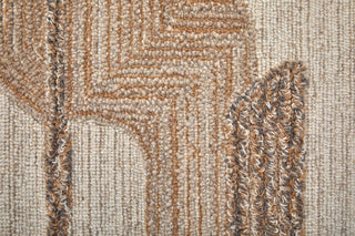 Pollock Modern Geometric - Ivory/Brown/Tan