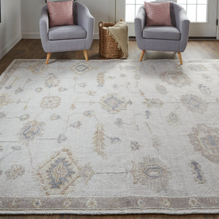 The Rug Corner Feizy Wendover Transitional Oriental - Ivory/Orange  Wendover Transitional Oriental - Ivory/Orange