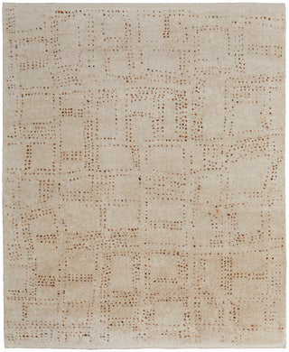 Truxel Modern Polka Dots - Tan/Brown