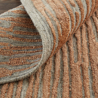 The Rug Corner Feizy Braeside Transitional Abstract - Orange/Gray  Braeside Transitional Abstract - Orange/Gray