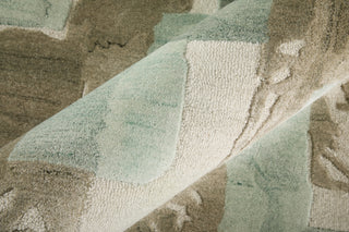 Kendall Modern Abstract - Green/Brown/Ivory
