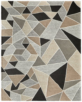 Kimball Transitional Abstract - Gray/Black/Brown