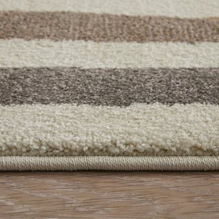 Eden Modern Abstract - Ivory/Brown/Blue