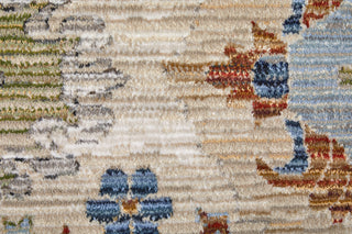 Melrose Traditional Floral & Botanical - Tan/Blue/Red