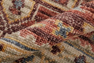 Fillmore Transitional Medallion - Red/Ivory/Gold