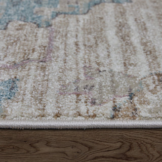 Dartmouth Transitional Abstract - Tan/Brown/Blue