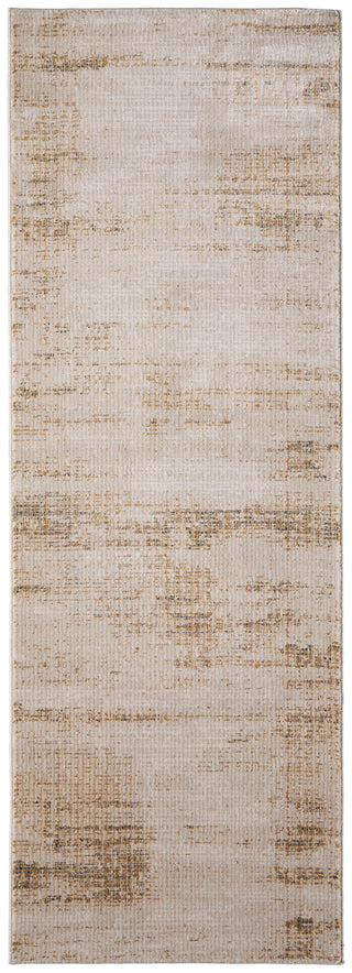 The Rug Corner Feizy Deja Modern Distressed - Ivory/Brown/Tan  