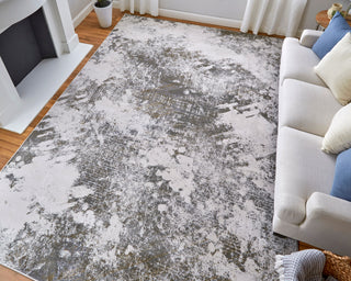 The Rug Corner Feizy Waldor Modern Abstract - Gray/Silver/Taupe  Waldor Modern Abstract - Gray/Silver/Taupe