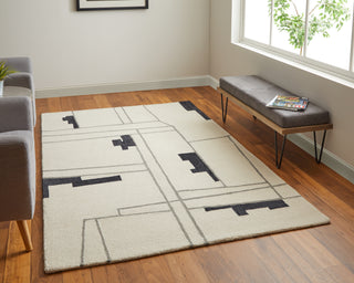 lifestyle The Rug Corner Feizy Maguire Transitional Abstract - Ivory/Gray/Taupe
