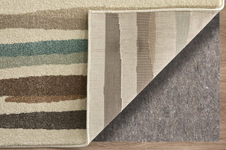 Eden Modern Abstract - Ivory/Brown/Blue