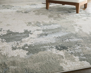 The Rug Corner Feizy Prasad Modern Watercolor - Ivory/Gray  