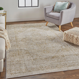 Aura Modern Oriental - Ivory/Gold