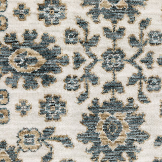 Echo Ivory/Blue Area Rug ECH06