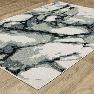 Echo Blue/Ivory Area Rug ECH08