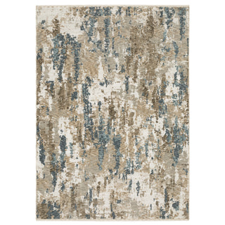 The Rug Corner Oriental Weavers Echo Beige/Blue Area Rug ECH11 Contemporary 