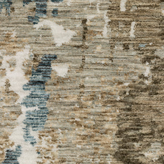The Rug Corner Oriental Weavers Echo Beige/Blue Area Rug ECH11 Contemporary 