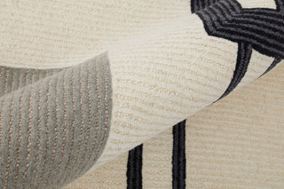 The Rug Corner Feizy Maguire Transitional Abstract - Ivory/Gray/Black  