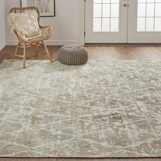 Elias Modern Abstract - Gray/Taupe