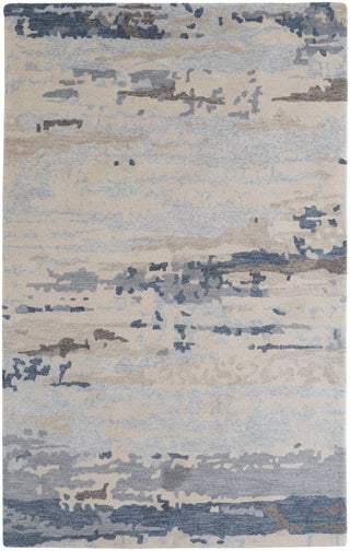 Everley Modern Abstract - Blue/Gray/Ivory