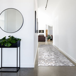 The Rug Corner Feizy Micah Modern Abstract - Silver/Gray/White  Micah Modern Abstract - Silver/Gray/White