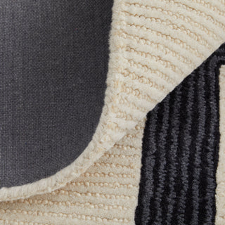 The Rug Corner Feizy Maguire Transitional Abstract - Ivory/Gray/Black  