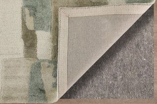 Kendall Modern Abstract - Green/Brown/Ivory