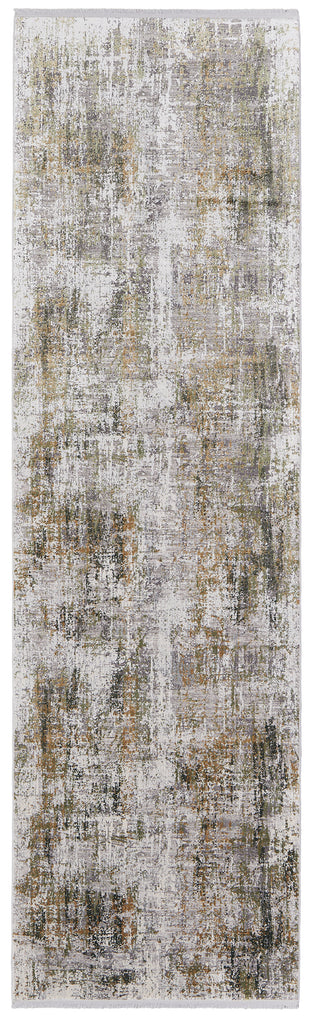 Cadiz Modern Abstract - Green/Gray/Ivory