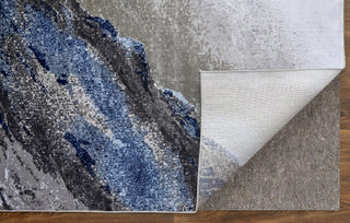 Gaspar Modern Abstract - Blue/Gray/White