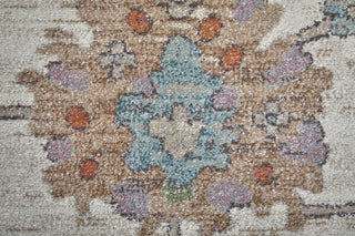 The Rug Corner Feizy Dartmouth Transitional Floral & Botanical - Ivory/Brown/Blue  