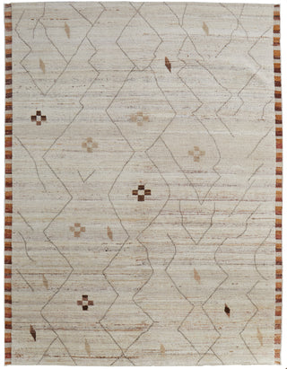 The Rug Corner Feizy Kasbah Transitional Moroccan - Ivory/Tan/Orange  