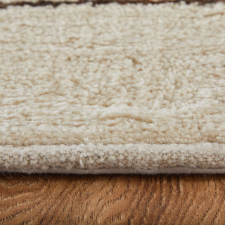 The Rug Corner Feizy Agape Modern Abstract - Ivory/Brown  