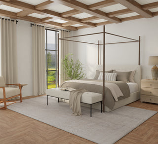 Aldrich Modern Solid - Tan/Ivory