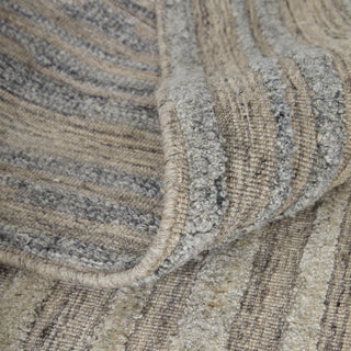 The Rug Corner Feizy Elias Modern Abstract - Brown/Blue/Tan  
