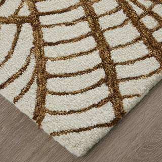 Wallace Modern Ikat - White/Brown