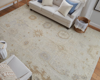 Grafton Transitional Floral & Botanical - Tan/Ivory/Orange