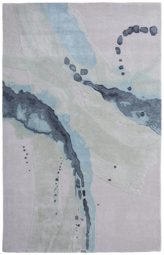 Kawai Modern Abstract - Green/Blue/Ivory