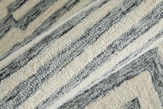 Wallace Modern Geometric - Gray/Ivory