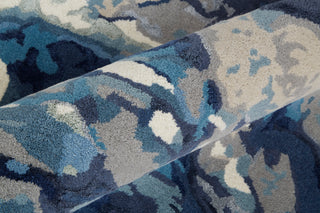 The Rug Corner Feizy Dafney Transitional Floral & Botanical - Blue  