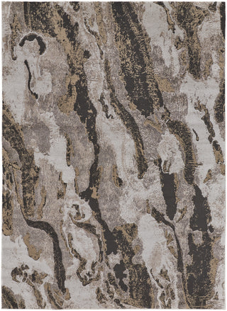 Vancouver Modern Abstract - Ivory/Brown/Taupe