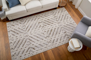 lifestyle The Rug Corner Feizy Vancouver Modern Geometric - Ivory/Tan/Brown  Vancouver Modern Geometric - Ivory/Tan/Brown