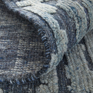 Berwyn Modern Abstract - Blue/Silver/Gray