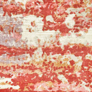 The Rug Corner Oriental Weavers Formations Pink/Red Area Rug 70004 Casual 
