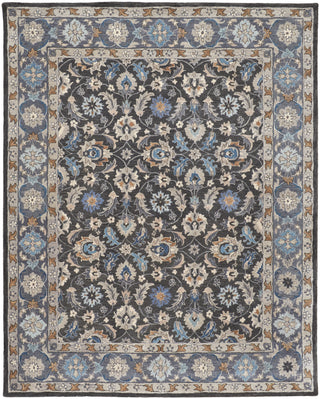Rylan Transitional Oriental - Taupe/Blue/Ivory