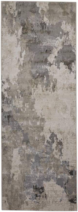 The Rug Corner Feizy Prasad Modern Watercolor - Ivory/Gray  