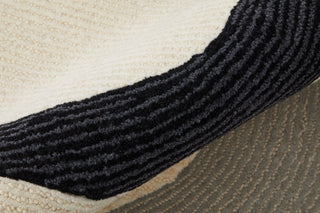 The Rug Corner Feizy Maguire Transitional Abstract - Ivory/Gray/Black  